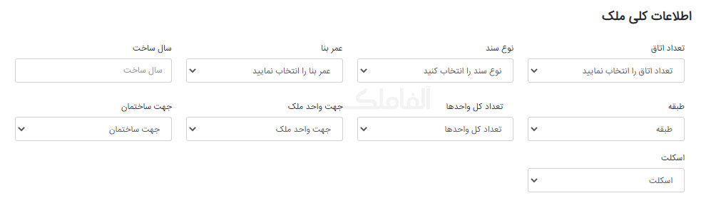 اطلاعات کلی ملک